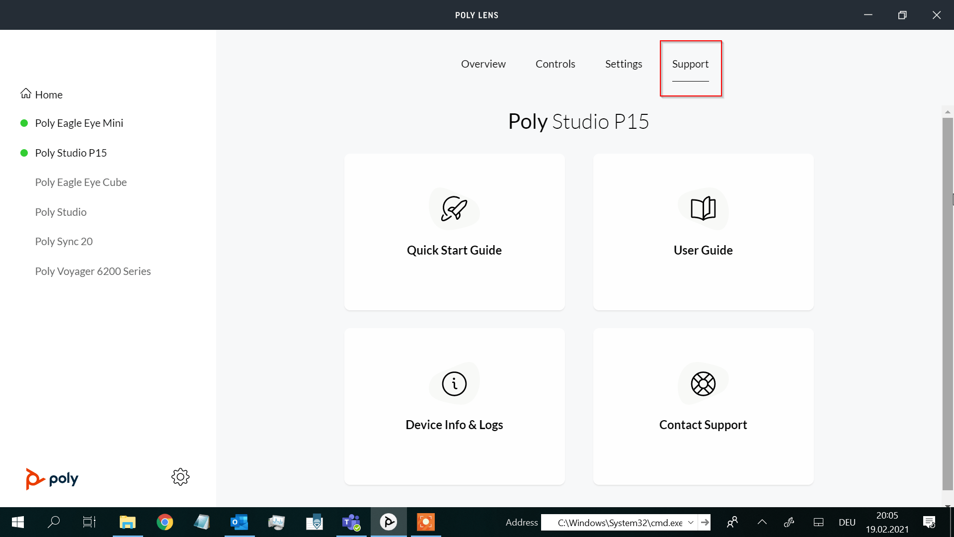 So managen Sie Ihre Poly P15 mit der Lens Desktop App lokal So managen ...