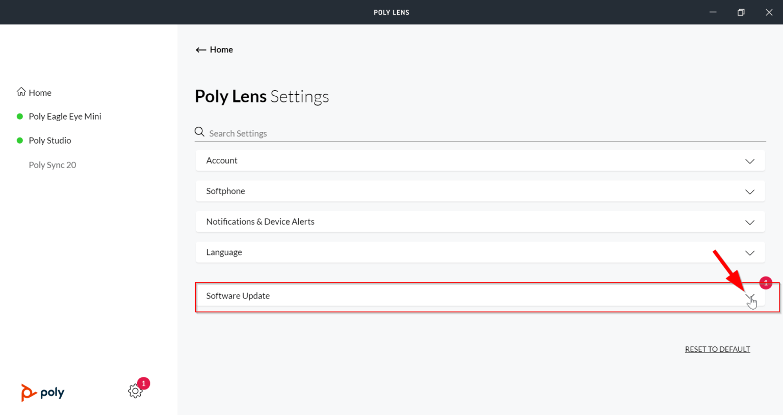 So updaten Sie die Poly Lens Desktop App So updaten Sie die Poly Lens