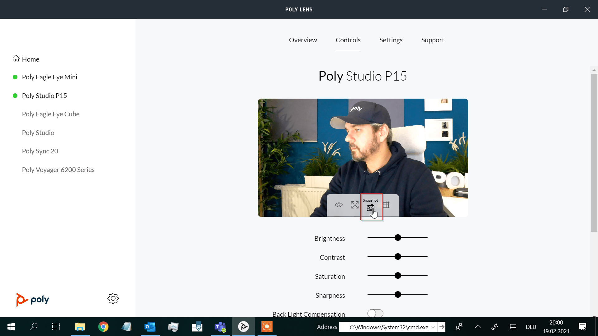 So managen Sie Ihre Poly P15 mit der Lens Desktop App lokal So managen